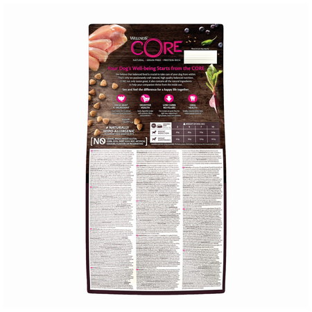 WellnessCORE Small Breed Low Fat, karma sucha, dla dorosłych psów małych ras, indyk, 1,5 kg