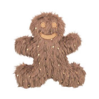 Trixie Xmas Ludzik z piernika, zabawka, dla kota, plusz, 10,5 cm